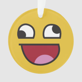 Wat dan ook. lachende emoji ornament