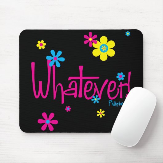 Wat dan ook. Mousepad Muismat (Met muis)
