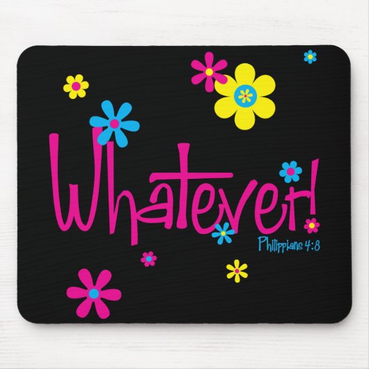 Wat dan ook. Mousepad Muismat (Voorkant)