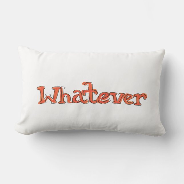 "Wat dan ook" Pillow Kussen (Voorkant)