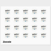 Wat dan ook. ronde sticker (Vel)