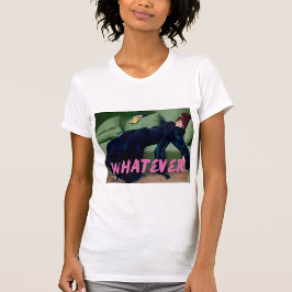 Wat dan ook Roze Graffiti Shirt, Gewijzigde Kunst, T-shirt
