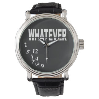 Wat dan ook | wit zwart horloge