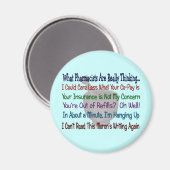 Wat de apothekers echt denken magneet (Voorkant / Achterkant)