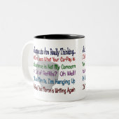 Wat de apothekers echt denken tweekleurige koffiemok (Voorkant links)