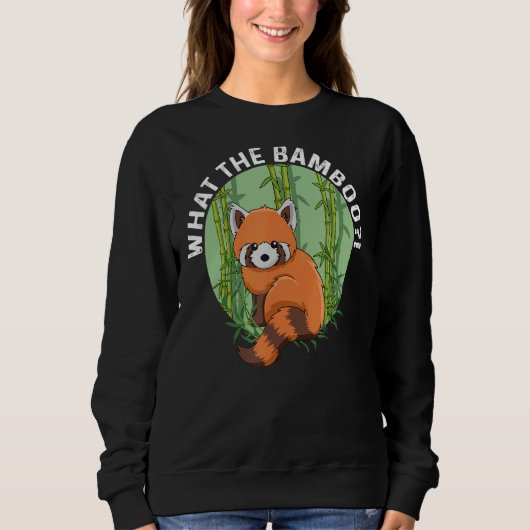 Wat de bamboe zegt voor een Rode Panda-expert Trui (Voorkant)