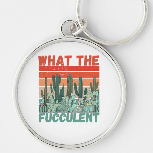 Wat de cactucisten aanzuigen op tuinieren sleutelhanger (Voorkant)