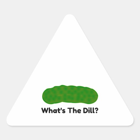 Wat de Dill Pickle Sticker (Voorkant)
