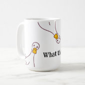 Wat de... Domme Gans Koffiemok (Voorkant links)