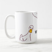Wat de... Domme Gans Koffiemok (Links)