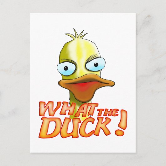 Wat de Duck! Briefkaart (Voorkant)