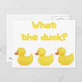 Wat de Duck? Briefkaart (Voorkant / Achterkant)