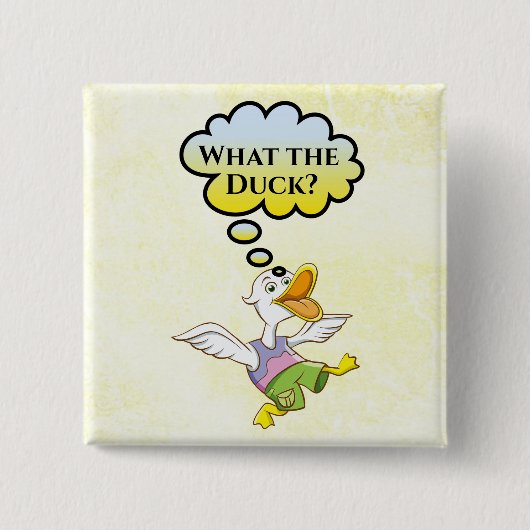 Wat de Duck? Button (Voorkant)