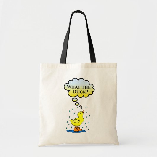 Wat de Duck? Canvas tas (Voorkant)
