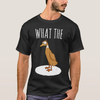 Wat de Duck Duck Morning Grouch Coffee Rubber Du T-shirt