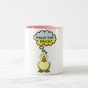 Wat de Duck? KoffieMok Tweekleurige Koffiemok