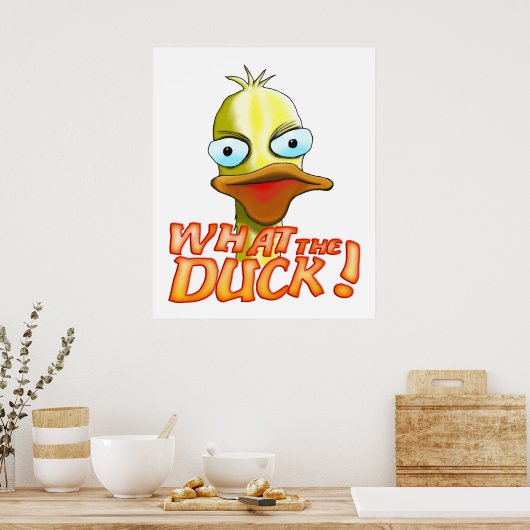 Wat de Duck! Poster (Keuken)