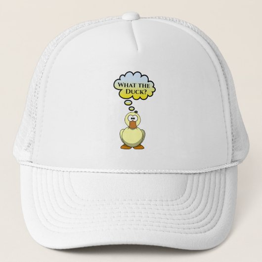 Wat de Duck? Trucker Hat Pet (Voorkant)