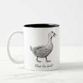 Wat de Duck? Tweekleurige Koffiemok (Links)
