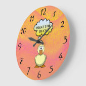 Wat de Duck? Wandklok (Hoek)