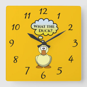 Wat de Duck? Wandklok