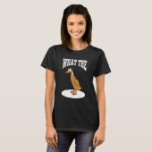 Wat De Eend Eend Ochtend Mopper Kont Koffie Rubber T-shirt (Voorkant volledig)