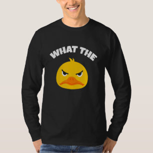 Wat De Eend Eend Ochtend Mopper Kont Koffie Rubber T-shirt