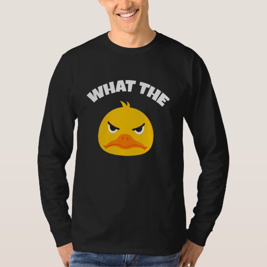 Wat De Eend Eend Ochtend Mopper Kont Koffie Rubber T-shirt (Voorkant)