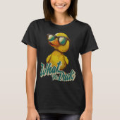 Wat de eend geel rubber eend houdt eenden t-shirt (Voorkant)