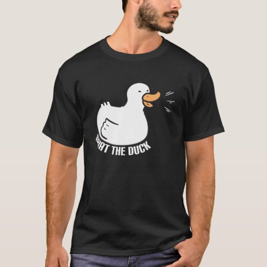 Wat de eend Ik Quack Duck chick gans 1 T-shirt (Voorkant)