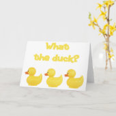 Wat de Eend? Kaart (Gele Bloem)