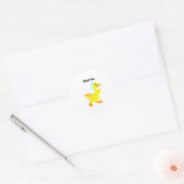 Wat de Eend? Ronde Sticker (Envelop)