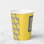 Wat de eend verjaardag grappig geel papieren bekers (Rechts)