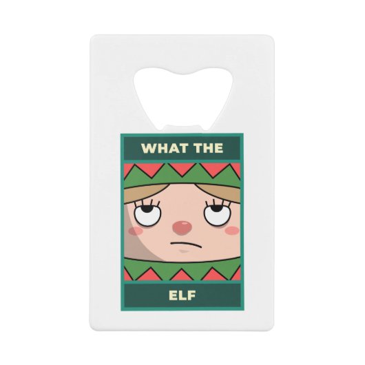 Wat de Elf Creditkaart Flessenopener (Voorkant)