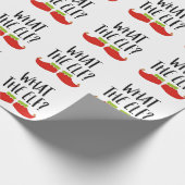 Wat de Elf Grappig Kerst Elf Kerstman Cadeaupapier (Hoek)