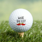 Wat de Elf Grappig Kerst Elf Kerstman Golfballen (Insitu Shirt)