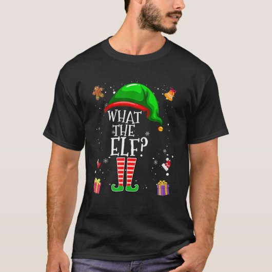 Wat de Elf Group die familie kerstcadeautjes aanpa T-shirt (Voorkant)