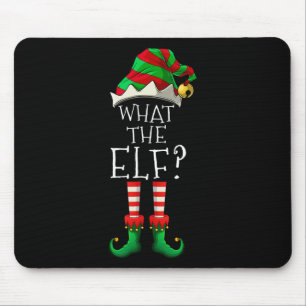 Wat de elf kerst familie bijpassende groep plezier muismat