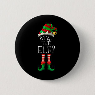 Wat de elf kerst familie bijpassende groep plezier ronde button 5,7 cm