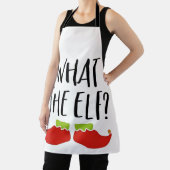 Wat de Elf Kerstman Funny Christmas Elf  Schort (Insitu)