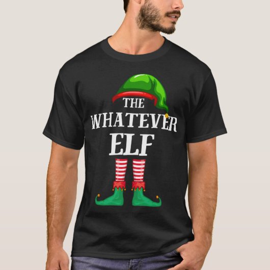 Wat de Elf Matching Family Kerstmis Pajama ook mag T-shirt (Voorkant)