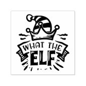 Wat de Elf Zelfinking Rubber Stamp Zelfinktende Stempel (Design)