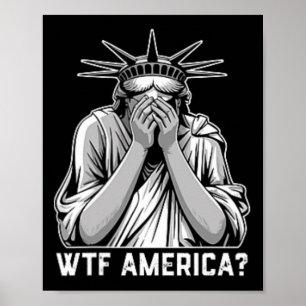 Wat de f*ck Amerika Trump  Poster