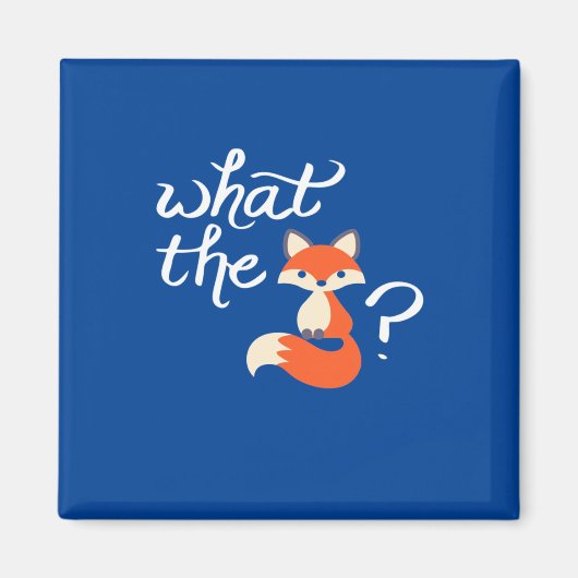 Wat de Fox Baby Magneet (Voorkant)