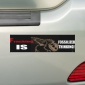 Wat de Frack? Bumpersticker (Op auto)