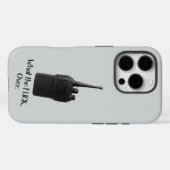 Wat de Fu*k over grappige Walkie Talkie icoon Case-Mate iPhone Case (Achterkant (horizontaal))