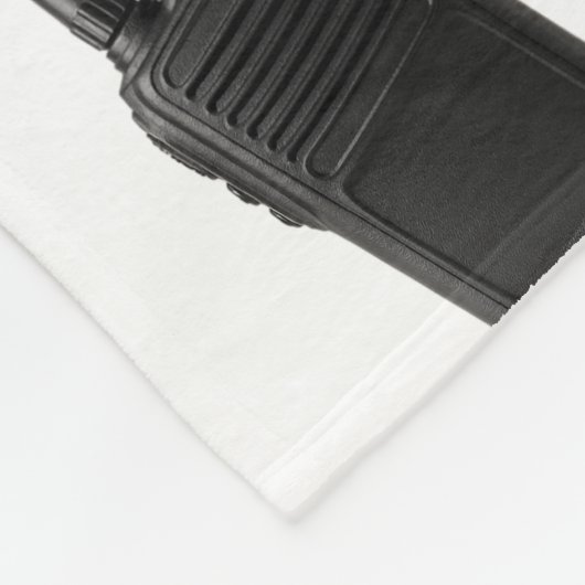 Wat de Fu*k over grappige Walkie Talkie icoon Fleece Deken (Hoek)