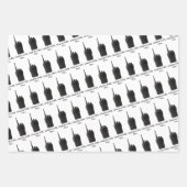 Wat de Fu*k over grappige Walkie Talkie icoon Inpakpapier Vel (Voorkant 3)