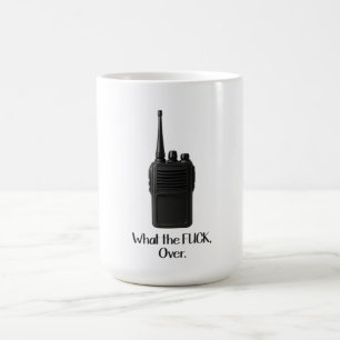 Wat de Fu*k over grappige Walkie Talkie icoon Koffiemok