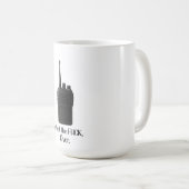 Wat de Fu*k over grappige Walkie Talkie icoon Koffiemok (Voorkant rechts)